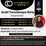 Ardıl tercüme giriş